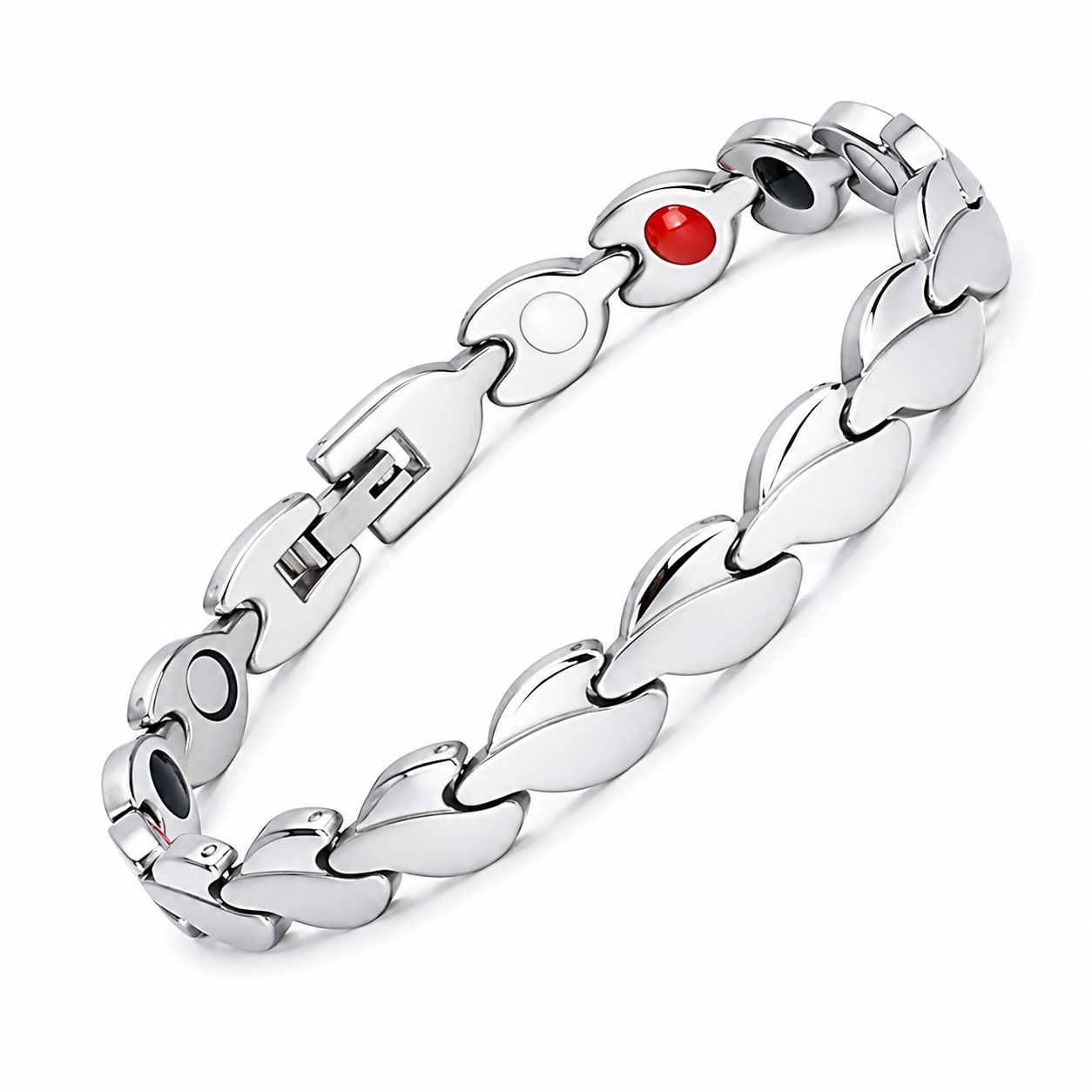 Reiko Bracciale in acciaio con Energy Stone