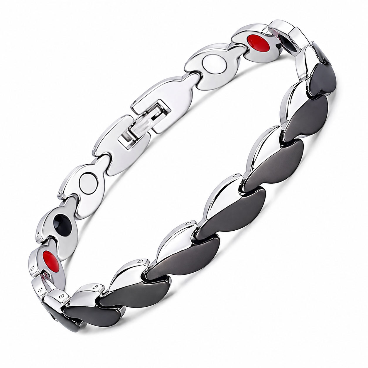 Reiko Bracciale in acciaio con Energy Stone