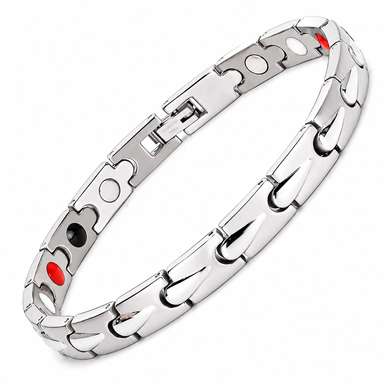Reiko Bracciale in acciaio con Energy Stone
