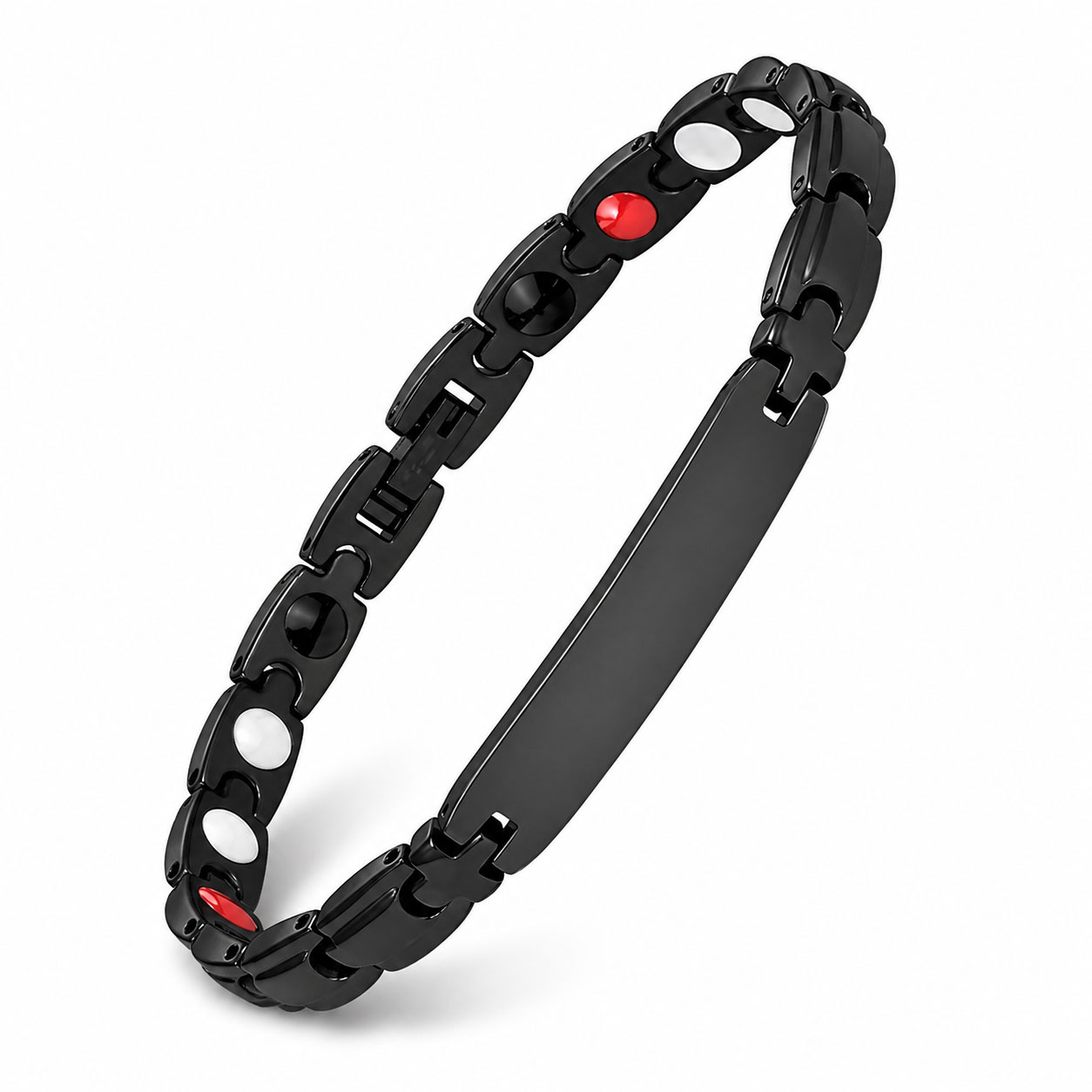 Reiko Bracciale in acciaio con Energy Stone